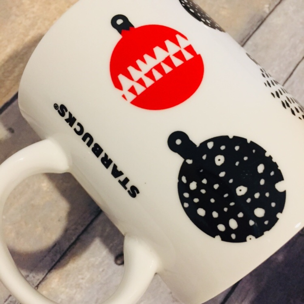 Christmas Starbucks Ornaments 12oz Holiday Mug